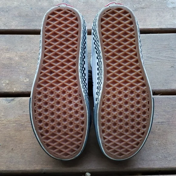 VANS SK8-HI REISSUE DIY Skate Shoes White Black sz 4.5 Mens - Picture 10 of 14